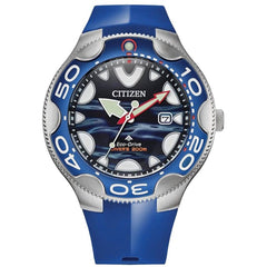 Citizen Men's Watch - Promaster Dive Eco-Drive Blue Dial Rubber Strap | BN0238-02L