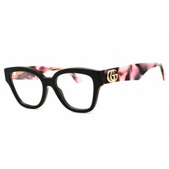 Gucci Women's Eyeglasses - Black/Pink Acetate Cat Eye Full Rim Frame | GG1424O 012