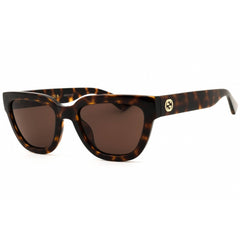 Gucci Women's Sunglasses - Havana Injected Propionate Cat Eye Frame | GG1578S 002