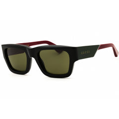 Gucci Men's Sunglasses - Shiny Black Acetate Rectangular Full Rim Frame | GG1668S 003
