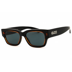 Gucci Men's Sunglasses - Transparent Orange/Solid Black Acetate Frame | GG1794S 003