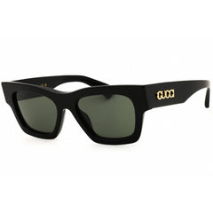 Gucci Women's Sunglasses - Black Acetate Rectangular Full Rim Frame | GG1835S 001