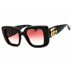 Gucci Women's Sunglasses - Black Injected Propionate Oversized Frame | GG1975S 001
