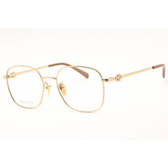 Gucci Women's Eyeglasses - Shiny Endura Gold Metal Round Full Rim Frame | GG2006OA 001
