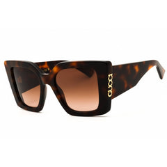 Gucci Women's Sunglasses - Havana Injected Propionate Oversized Frame | GG2039S 002