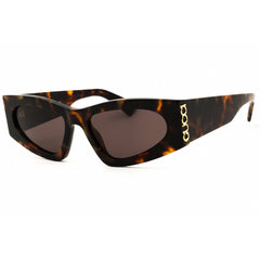 Gucci Women's Sunglasses - Havana Acetate Oval Shape Full Rim Frame | GG2040S 003