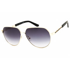 Guess Factory Women's Sunglasses - Gold Metal Aviator Full Rim Frame | GF00033 32B