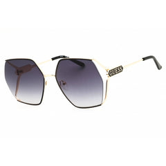 Guess Factory Women's Sunglasses - Gold Metal Geometric Full Rim Frame | GF00036 32B