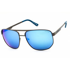 Guess Factory Men's Sunglasses - Shiny Dark Nickeltin Full Rim Frame | GF00061 06X