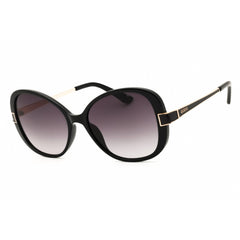 Guess Factory Women's Sunglasses - Shiny Black Cat Eye Full Rim Frame | GF6162 01B