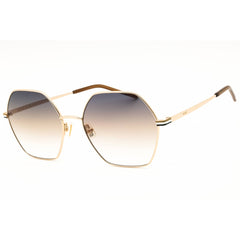 Hugo Boss Women's Sunglasses - Gold Metal Geometric Full Rim Frame | 1589/S 0J5G PR