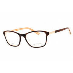 Liz Claiborne Women's Eyeglasses - Havana/Peach Cat Eye Shape Frame | L 443 0HMV 00