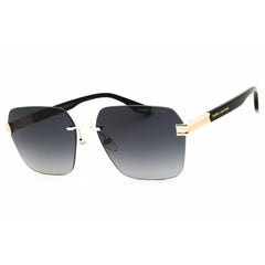 Marc Jacobs Men's Sunglasses - Black/Gold Metal Rectangular Rimless | 713/S 0807 9O