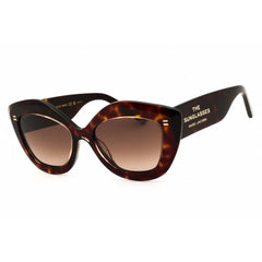 Marc Jacobs Women's Sunglasses - Crystal Havana Acetate Cat Eye Frame | 800/S 0AIO HA