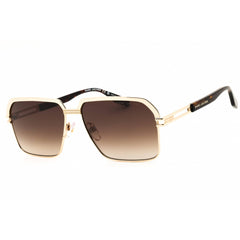 Marc Jacobs Men's Sunglasses - Gold/Havana Metal Rectangular Full Rim | 839/S 006J HA