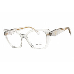 Prada Women's Eyeglasses - Transparent Grey Acetate Full Rim Frame | 0PR 18WV 12R1O1