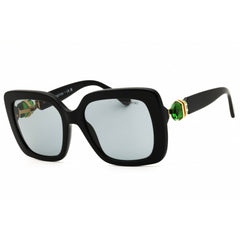 Swarovski Women's Sunglasses - Shiny Black Acetate Full Rim Frame | SK6001 1001-1