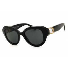 Swarovski Women's Sunglasses - Black Acetate Oval Shape Full Rim Frame | SK6037 100187