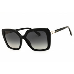 Swarovski Women's Sunglasses - Shiny Black Acetate Oversized Full Rim | SK6049 1001T3