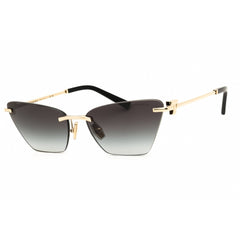 Tiffany Women's Sunglasses - Pale Gold Metal Cat Eye Rimless Frame | 0TF3120 62413C