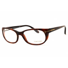 Tom Ford Women's Eyeglasses - Havana Acetate Full Rim Oval Shape Frame | FT5229 052
