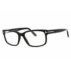 Tom Ford Men's Eyeglasses - Shiny Black Acetate Rectangular Shape Frame | FT5313 001