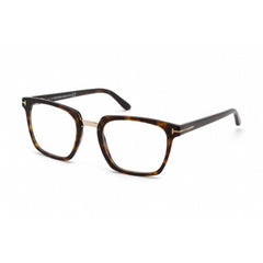Tom Ford Men's Eyeglasses - Dark Havana/Rose Gold Rectangular Frame | FT5523-B 052