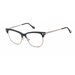 Tom Ford Women's Eyeglasses - Black/Gold Acetate Cat Eye Shape Frame | FT5546-B 001