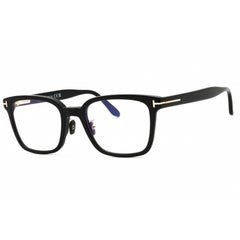 Tom Ford Men's Eyeglasses - Shiny Black Acetate Rectangular Frame | FT5859-D-B 001