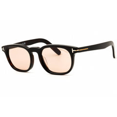 Tom Ford Men's Sunglasses - Dark Havana Acetate Oval Full Rim Frame | FT1122-D 52E