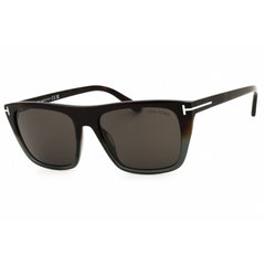 Tom Ford Men's Sunglasses - Coloured Havana Acetate Rectangular Full Rim | FT1175 55A