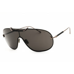 Tom Ford Unisex Sunglasses - Shiny Gunmetal Metal Shield Full Rim Frame | FT1309 08A