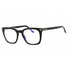 Tom Ford Men's Eyeglasses - Shiny Black Acetate Rectangular Full Rim | FT5736-B 001