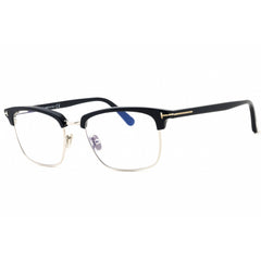 Tom Ford Unisex Eyeglasses - Shiny Blue Metal Rectangular Full Rim | FT5801-B 090