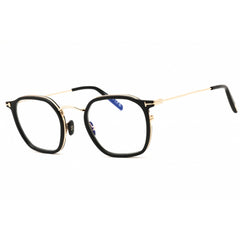 Tom Ford Men's Eyeglasses - Black/Gold Metal Round Shape Full Rim Frame | FT5974-B 005