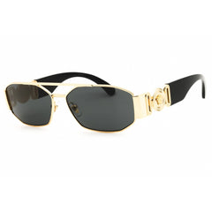Versace Unisex Sunglasses - Gold Metal Geometric Shape Full Rim Frame | 0VE2287 100287