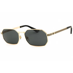 Versace Unisex Sunglasses - Gold Metal Geometric Shape Full Rim Frame | 0VE2297 100287