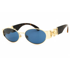 Versace Unisex Sunglasses - Gold Metal Oval Shape Full Rim Frame | 0VE2299 100280