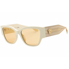 Versace Women's Sunglasses - Talc White Cat Eye Shape Full Rim Frame | VE4509U 5541/8