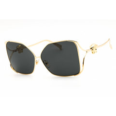Versace Women's Sunglasses - Gold Metal Oversized Full Rim Frame | 0VE2288 100287