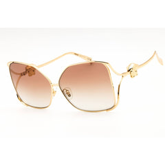 Versace Women's Sunglasses - Gold Metal Oversized Full Rim Frame | 0VE2288 1002B8