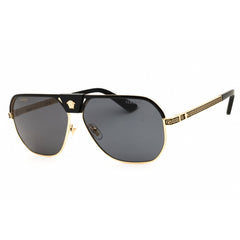 Versace Men's Sunglasses - Black Metal Rectangular Full Rim Frame | VE2294 100281