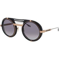 Bugatti Unisex Sunglasses - Matte Gunmetal/Rose Gold Acetate/Metal Frame | 52 BK/MRG