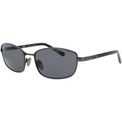 Quay Unisex Sunglasses - Shiny Gunmetal Metal/Acetate Full Rim | TEXT ME GNMTL/SMK