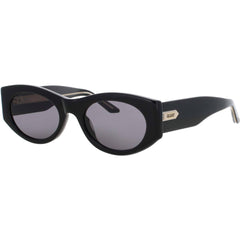 Quay Women's Sunglasses - Black Acetate Cat Eye Shape Full Rim Frame | SO WHAT BLK/SMK