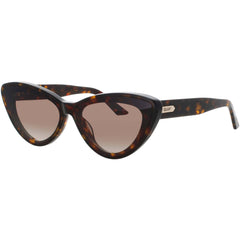 Quay Women's Sunglasses - Tortoise Acetate Cat Eye Full Rim Frame | TEMPTED NEUTRT/BRN