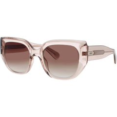 Quay Women's Sunglasses - Crystal Blush/Gold Acetate Cat Eye Frame | BUSY BUSY DOE/BRN