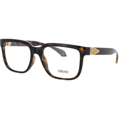 Versace Men's Eyeglasses - Tortoise Acetate Square Shape Full Rim Frame | 0VE3377U 108