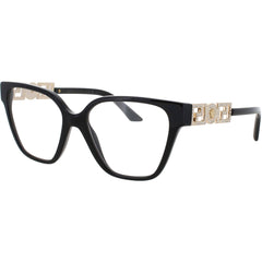 Versace Women's Eyeglasses - Black Acetate Cat Eye Shape Full Rim Frame | 0VE3358B GB1