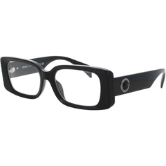 Versace Women's Eyeglasses - Black Acetate Rectangular Full Rim Frame | 0VE3362U GB1